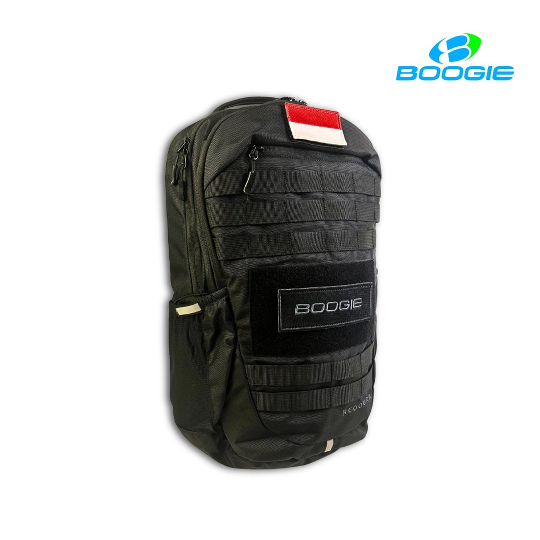 Tas Army pria Backpack Ransel Tactical Redoura - Boogie Hitam