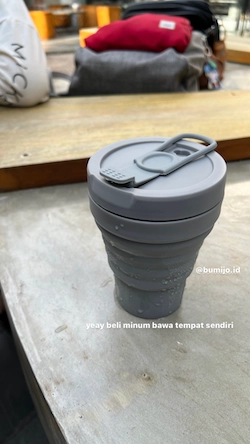 Foldable Cup - Gelas Lipat Silicone
