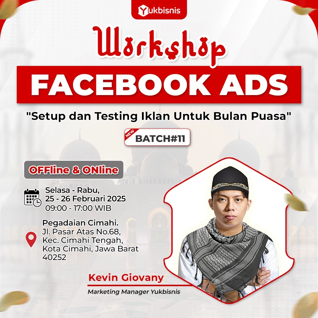 Workshop Online Eksklusif FB Ads