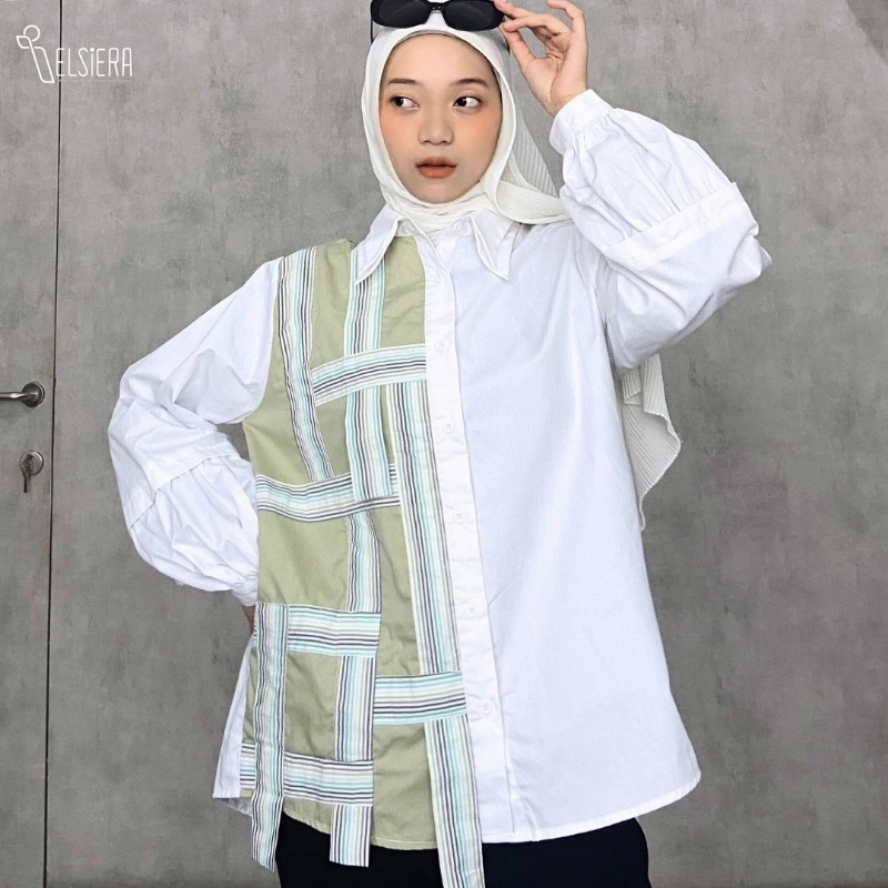 Raima Shirt Mint dan Matcha Vol2
