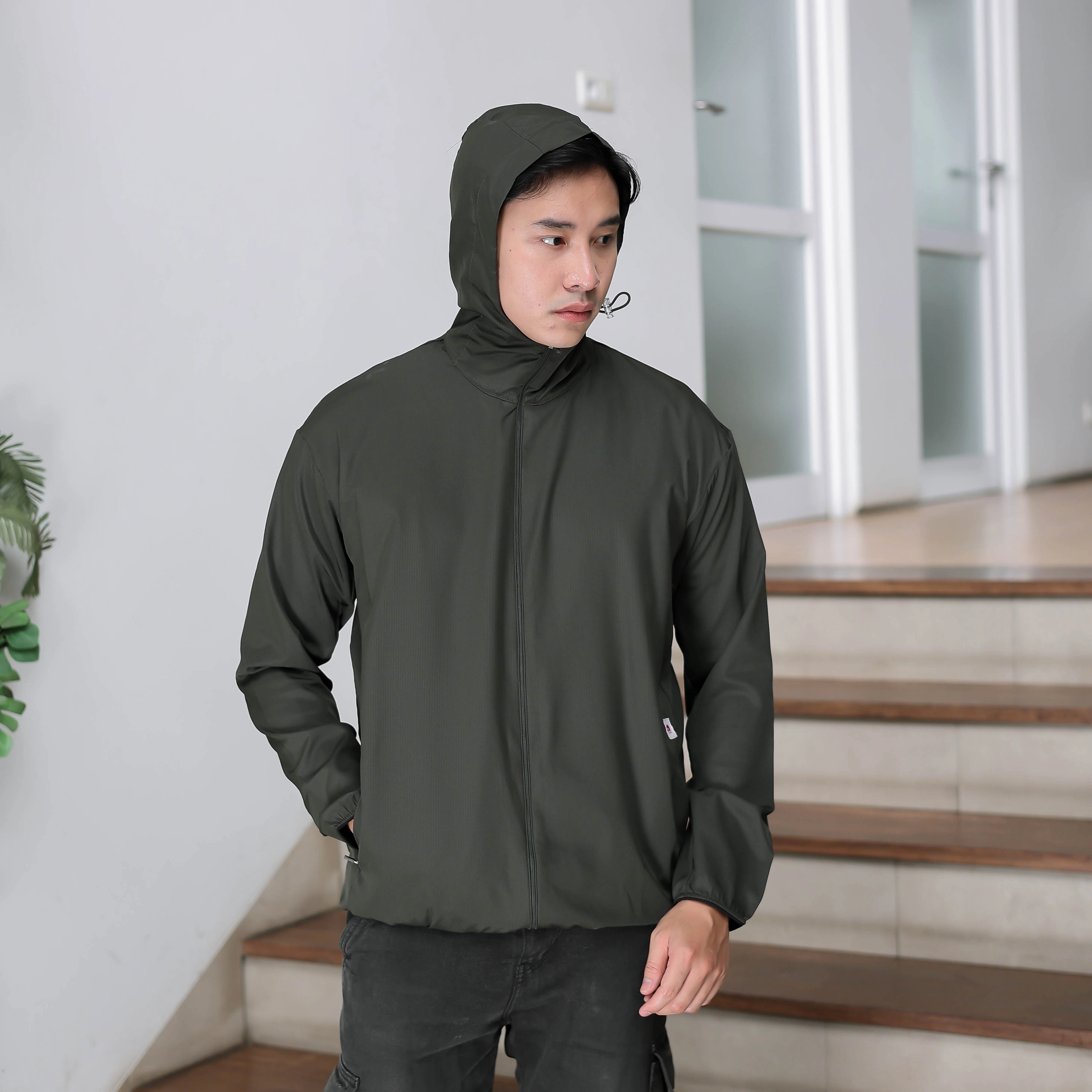 Troveast Cozy Daily Jacket Pocket Series Army