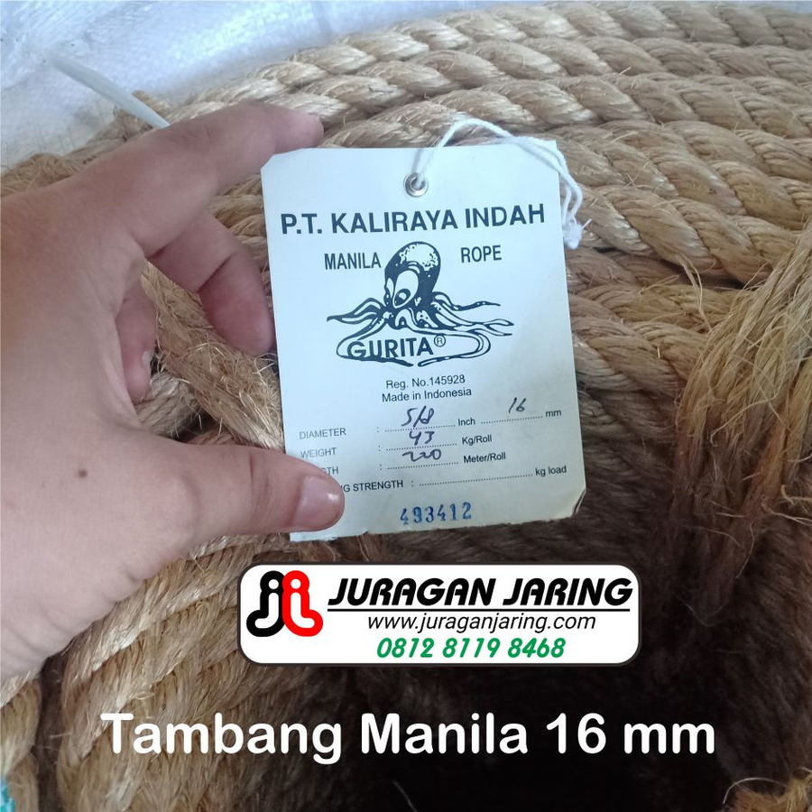 Tali tambang Tali Tambang manila tambang manila 16mm 