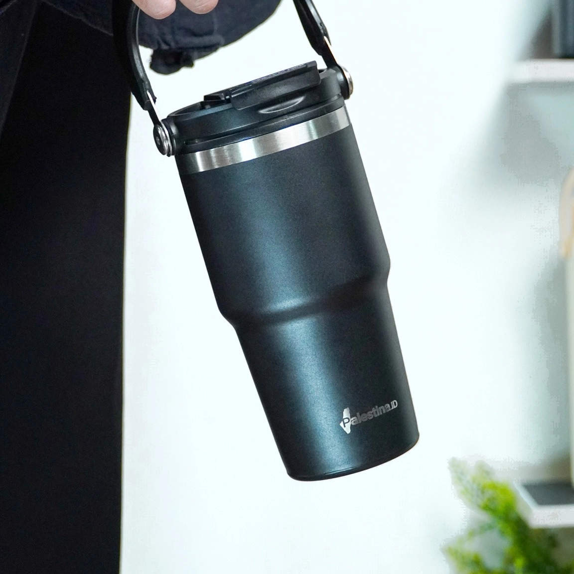 Tumbler palestina 600ml palestinaid signature black