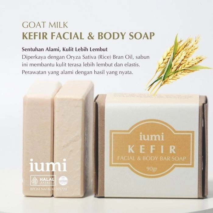 Kefir Facial Bar Soap dari Susu Kefir Kambing Murni