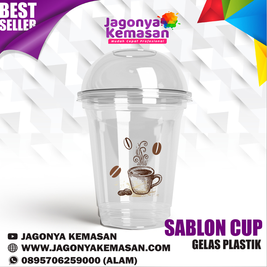 Wa 0895706259000 Harga Sablon Cup Plastik  Murah Kediri