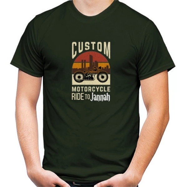 Custom MotorCycle Ride To Jannah Original dinclothe