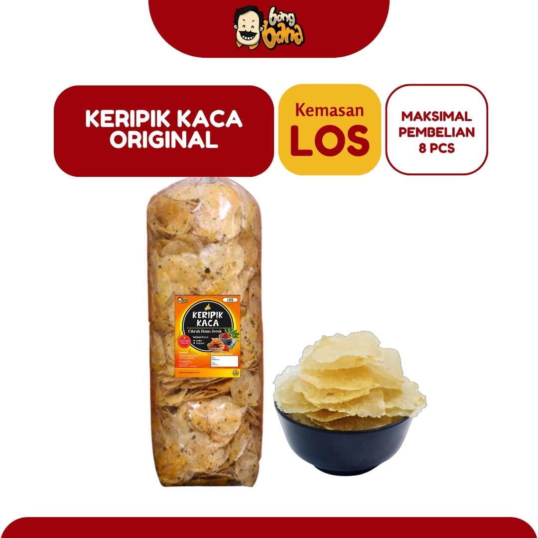 Keripik Kaca Original Kemasan LOS 1,8kg