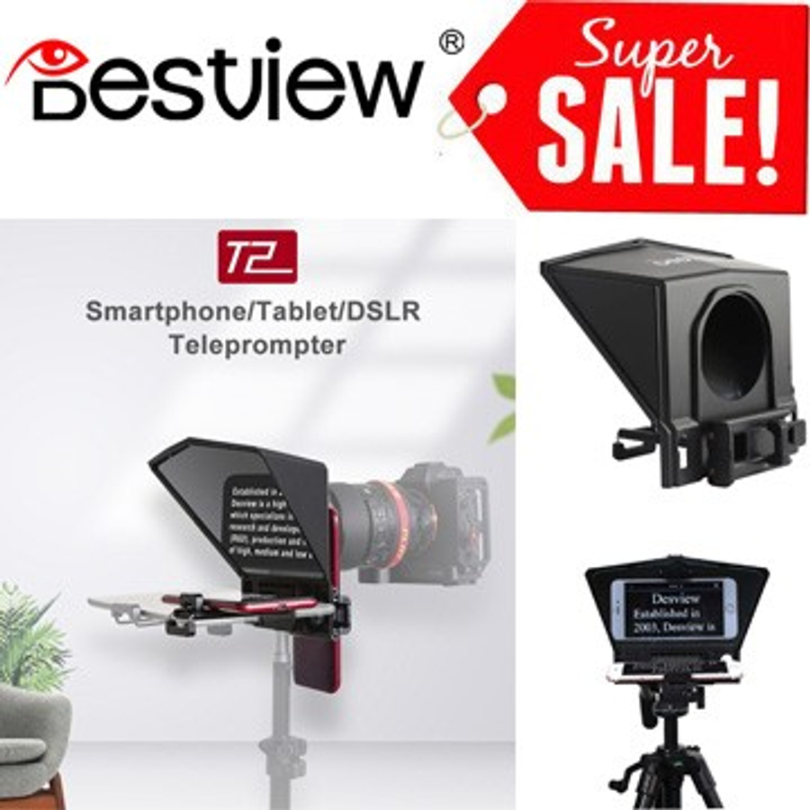 Desview T2 Broadcast Teleprompter Desview T2 Broadcast Teleprompter