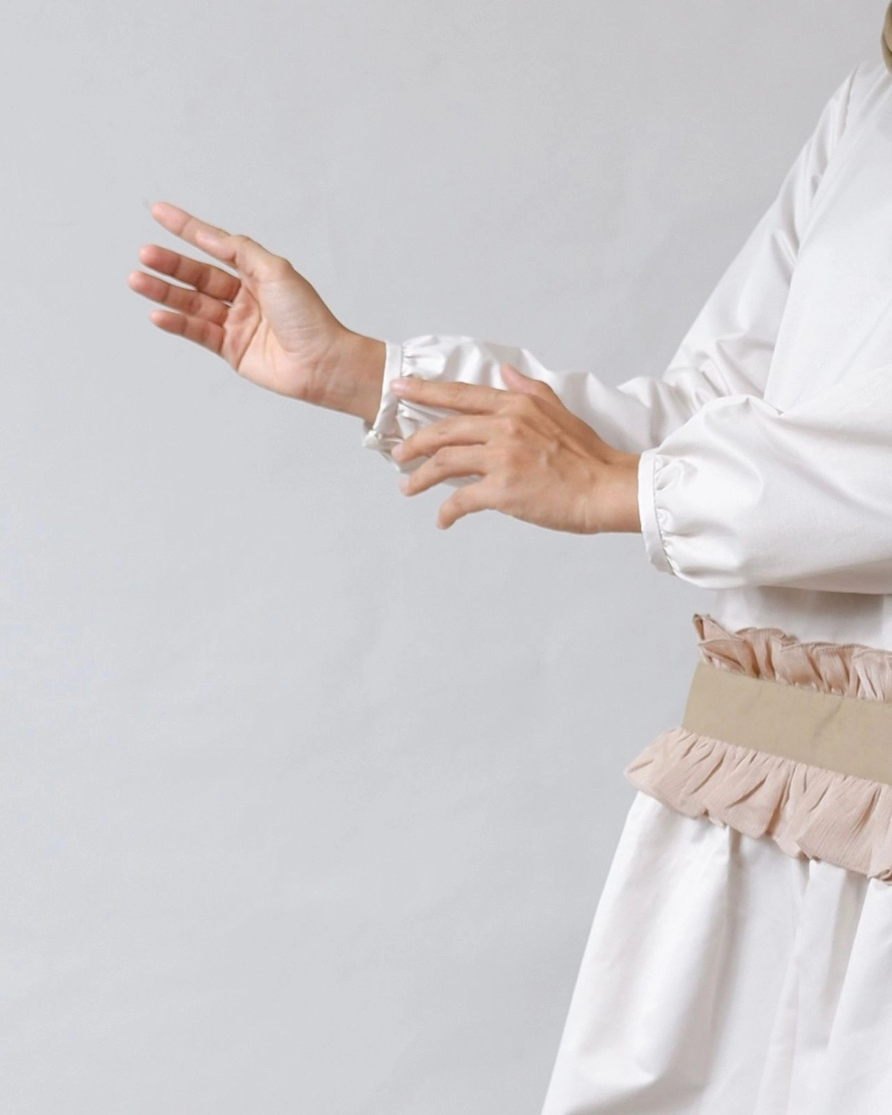 Gamami Top | A-Line Top | GADIZA | Ruffles | Top Midi
