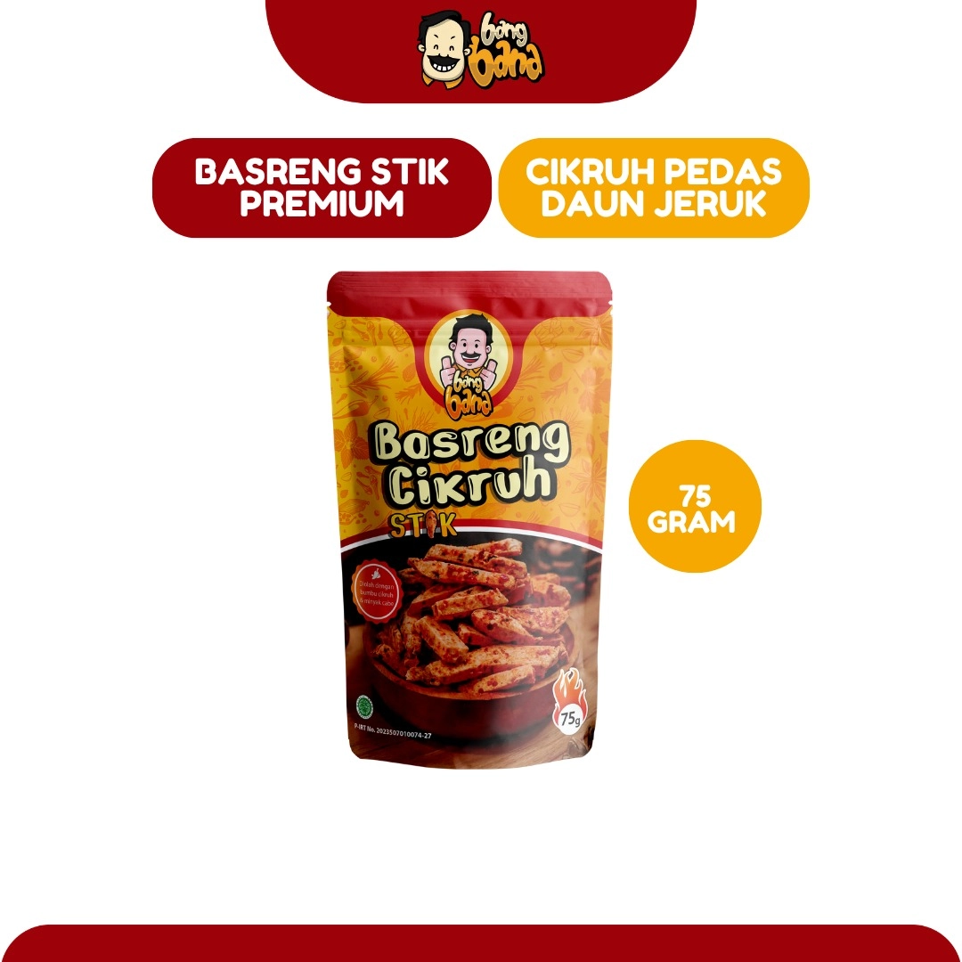 Basreng Premium Stik Pedas 75gr