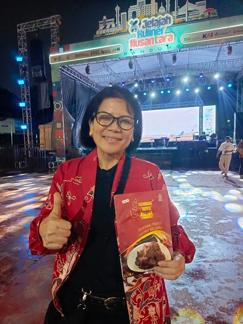 Rendang Buya - Dendeng Balado Merah 1000 gr  siap Saji Halal Asli Padang