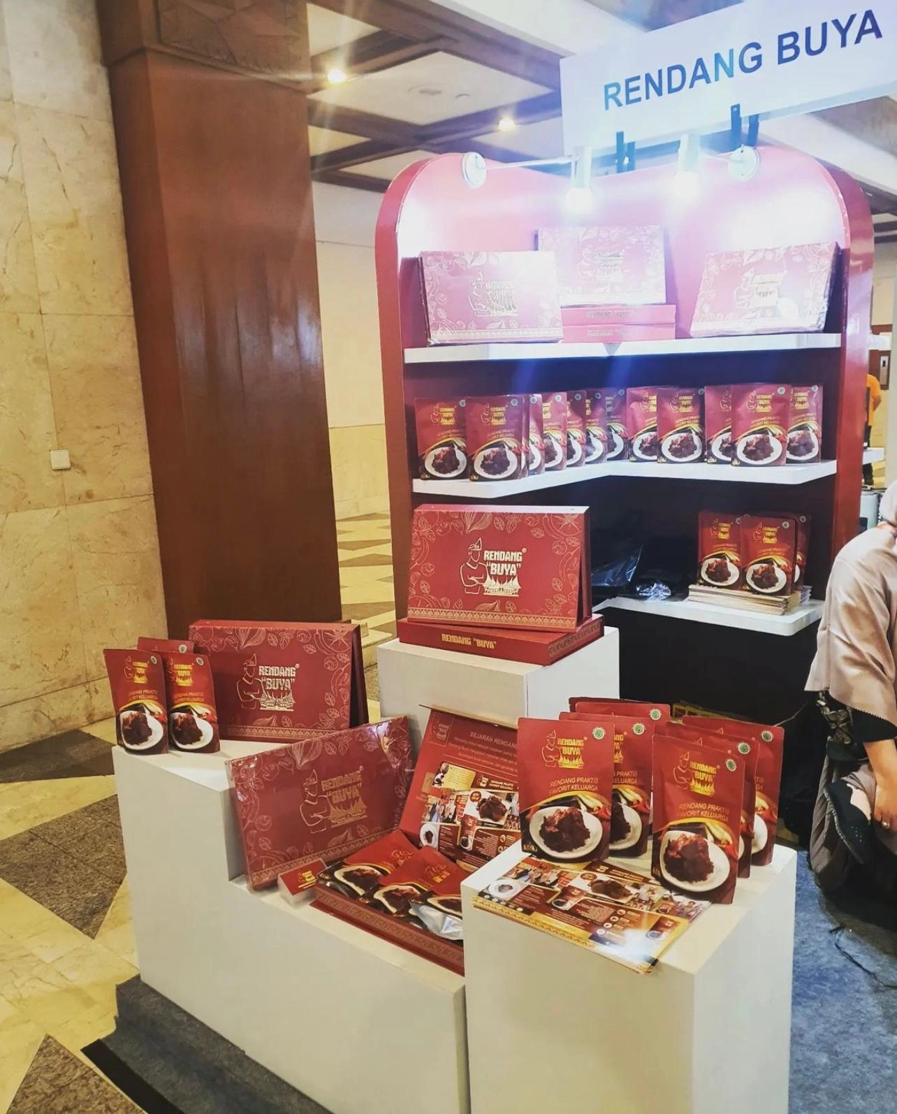 Rendang Buya - Dendeng Balado Merah 1000 gr  siap Saji Halal Asli Padang