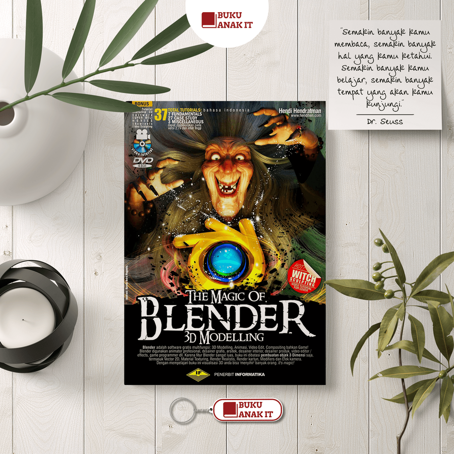 buku the magic of blender 3d modelling