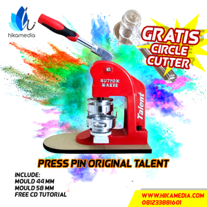 Alat MESIN PRESS Paket Usaha Bisnis Cetak Souvenir PIN Gantungan Kunci