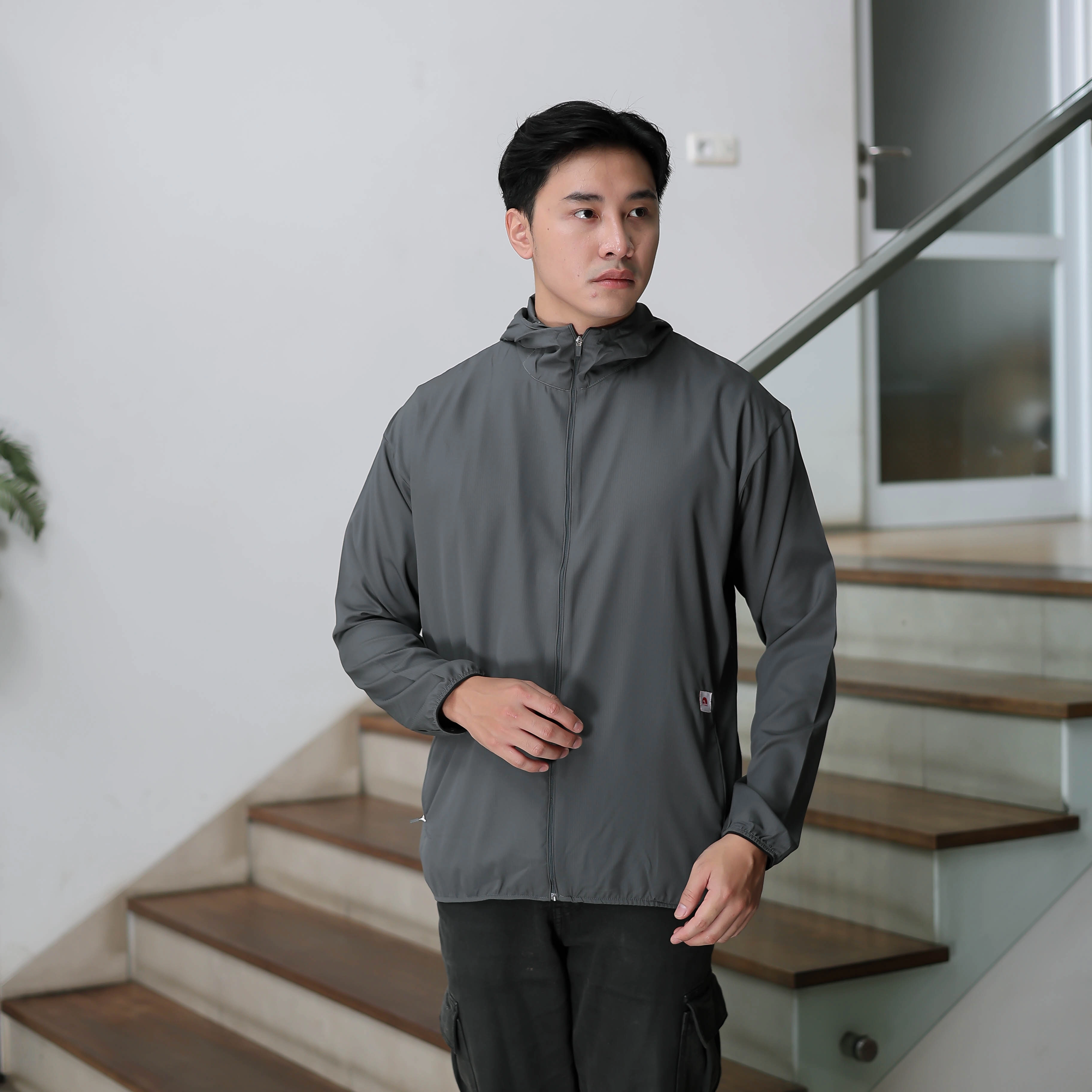 Troveast Cozy Daily Jacket Pocket Series Grey