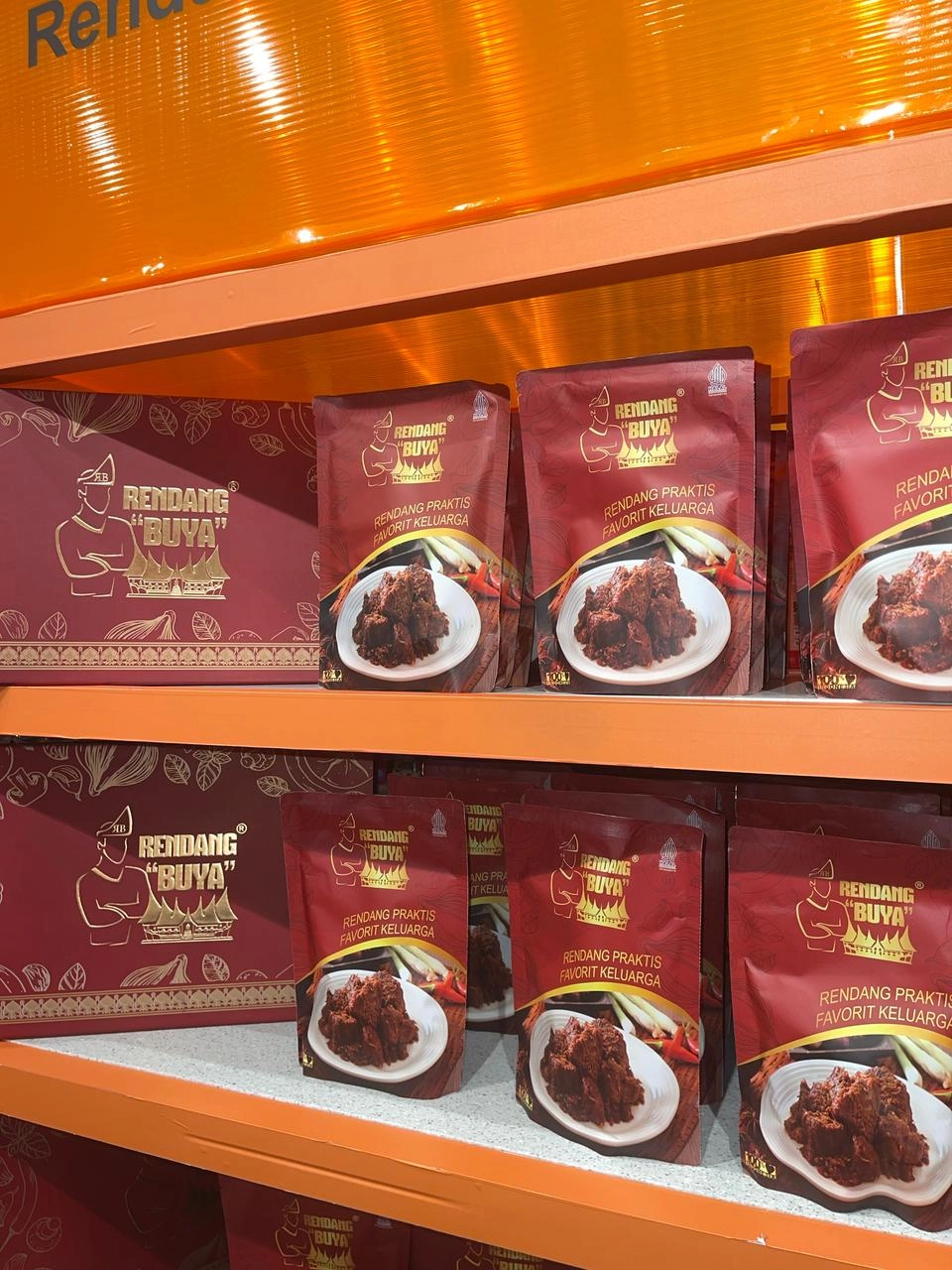 Rendang Buya - Dendeng Balado Merah 1000 gr  siap Saji Halal Asli Padang