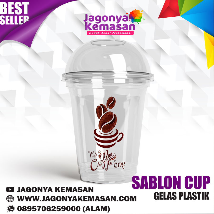 Wa 0895706259000 Sablon Cup Minuman Kediri