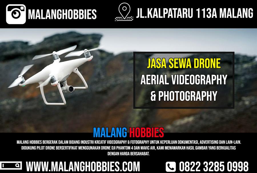 Jasa Sewa Drone Malang Malang Hobbies Production