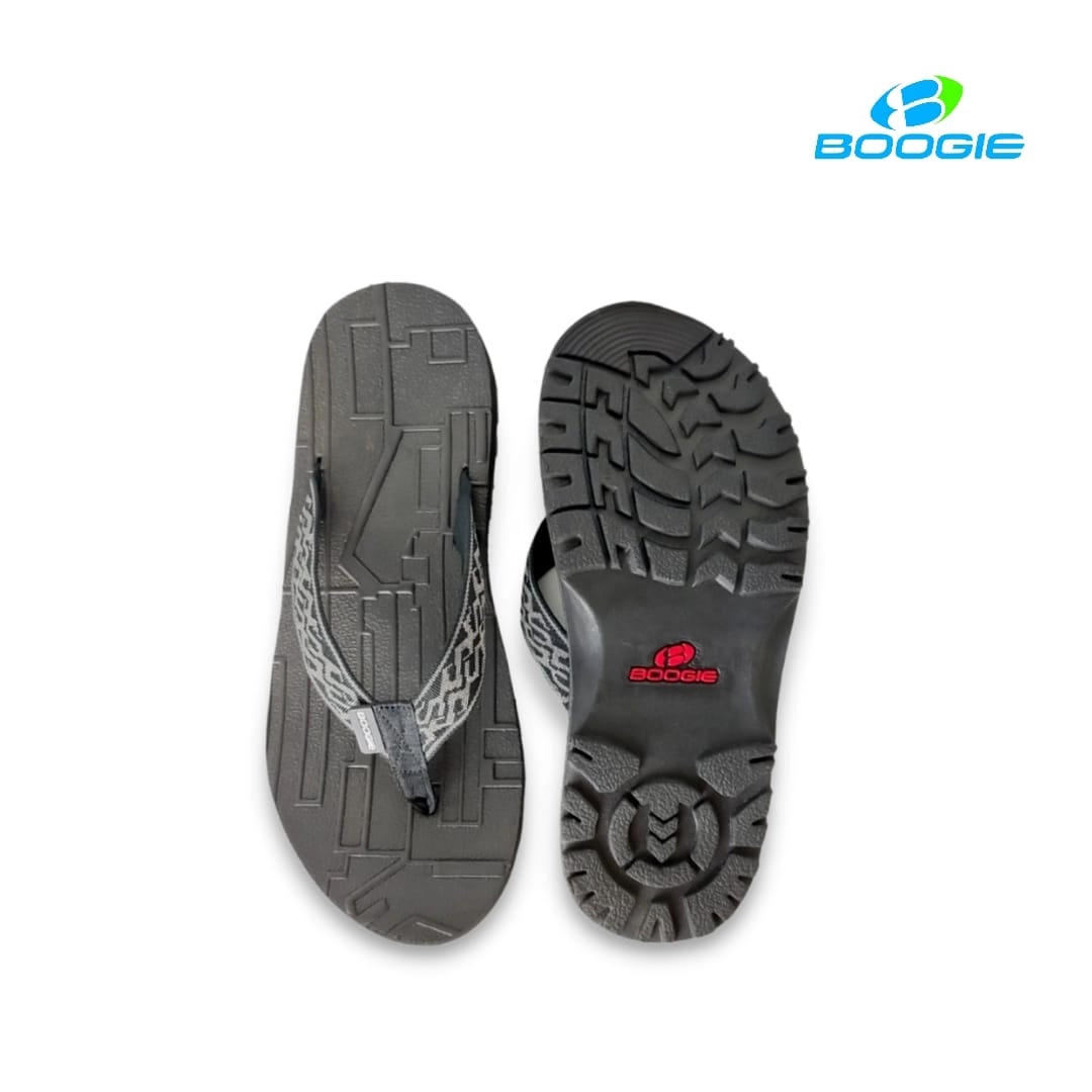 Sandal Jepit Pria - Enggano Boogie Motif Abu 