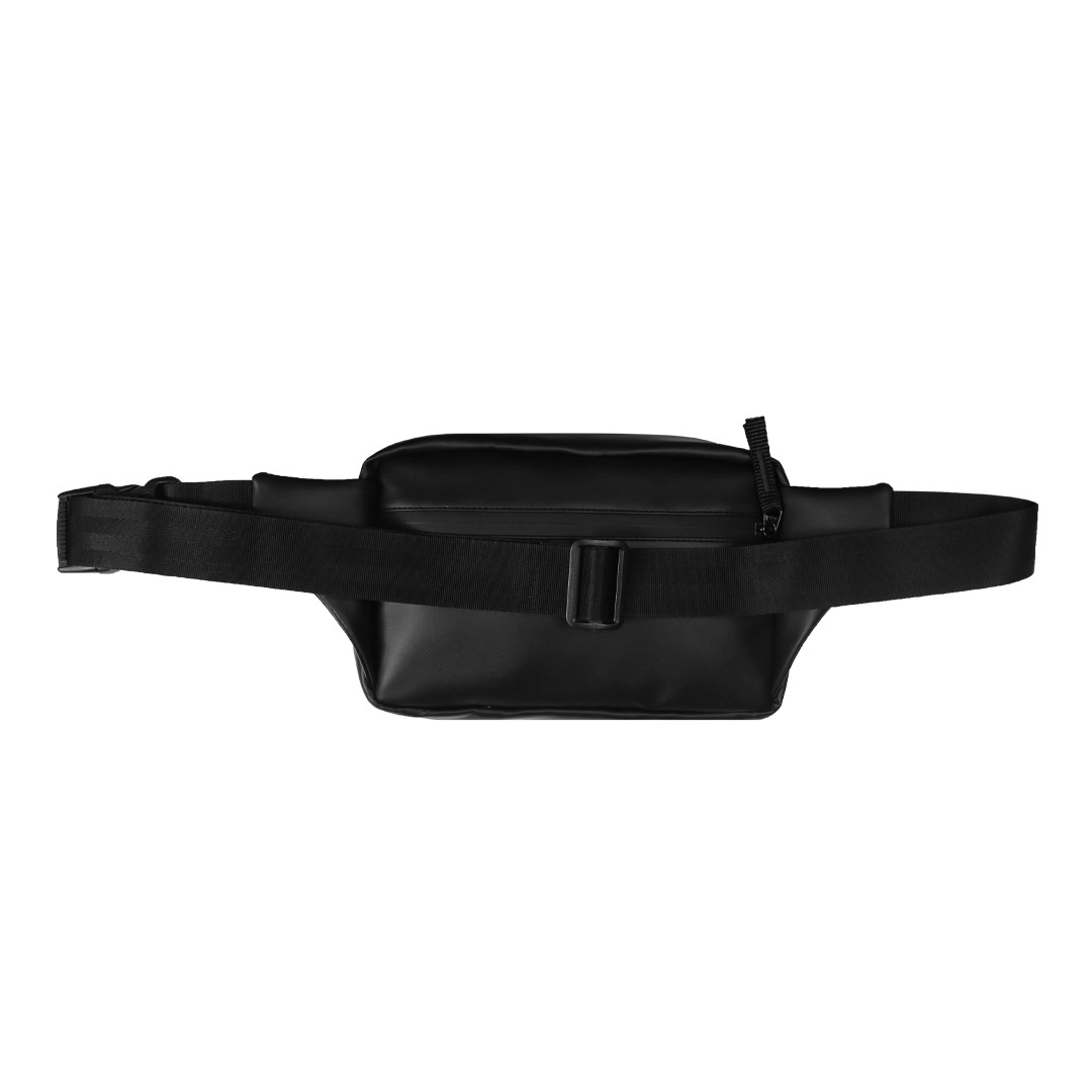 Tas Pinggang Distro Waterproof Pria Wanita Hitam Langky Waist Bag GILT Wave
