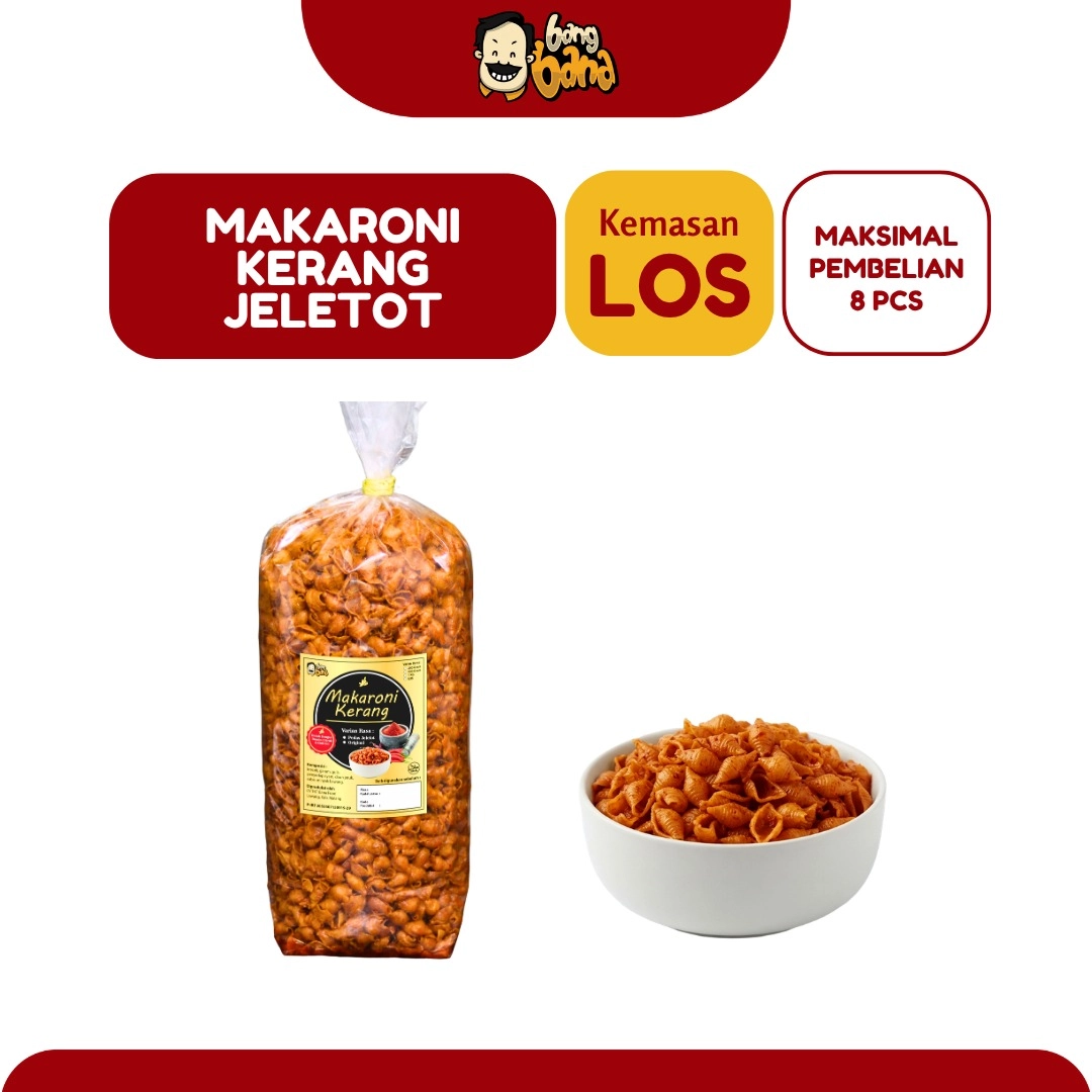 Makaroni Kerang Jeletot Kemasan LOS 1,8kg