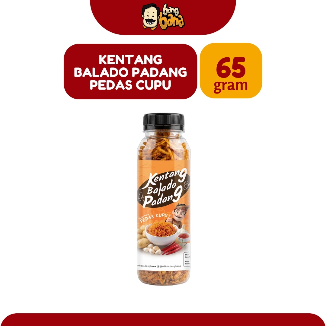 Kentang Balado Padang Rasa Pedas Cupu 65gr