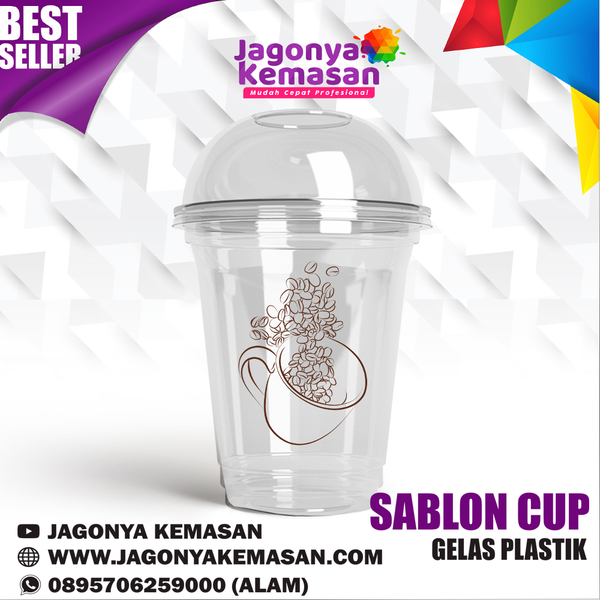 Wa 0895706259000 Gelas  Plastik  Printing Kediri Cetak  