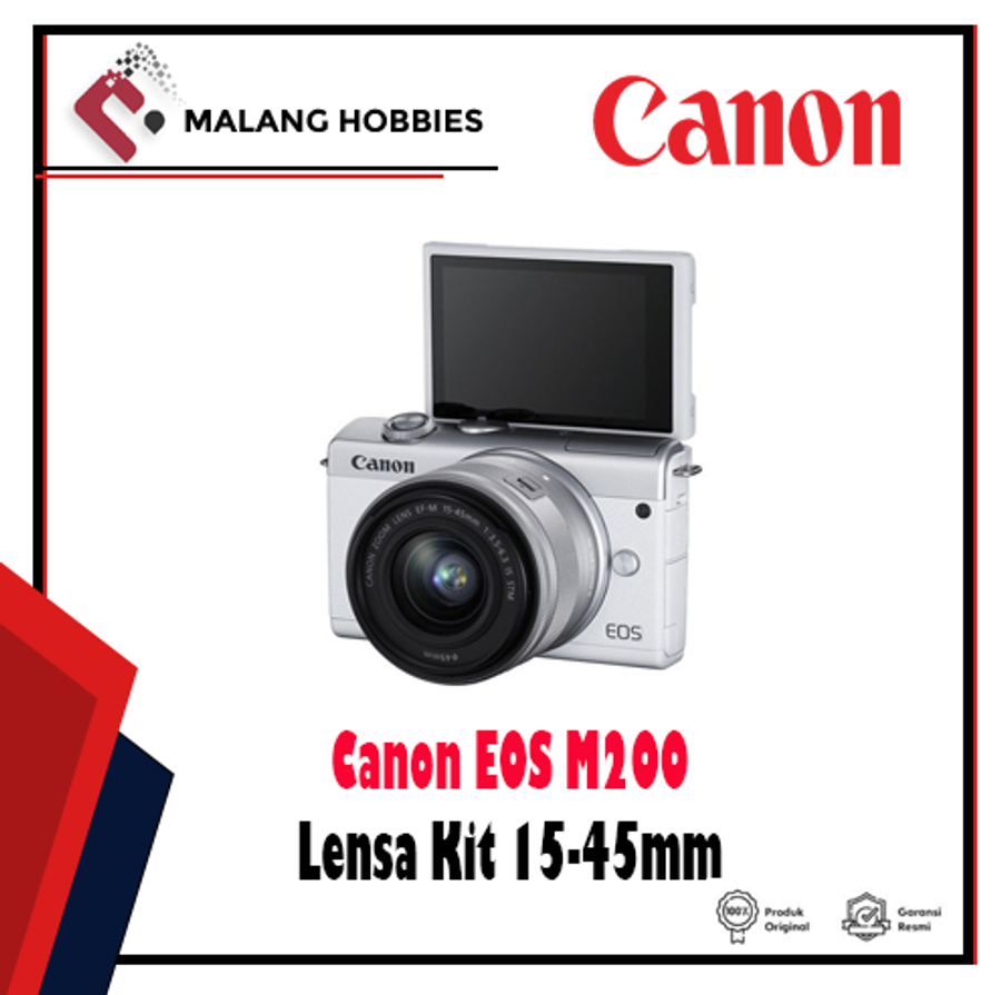 Canon EOS M200 Mirrorless Digital Camera With 1545mm Lens / Canon M200