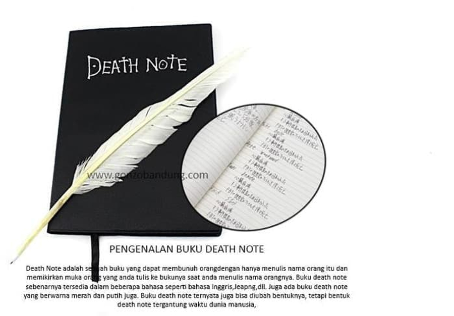 Buku anime Death Note ( replika buku deathnote )