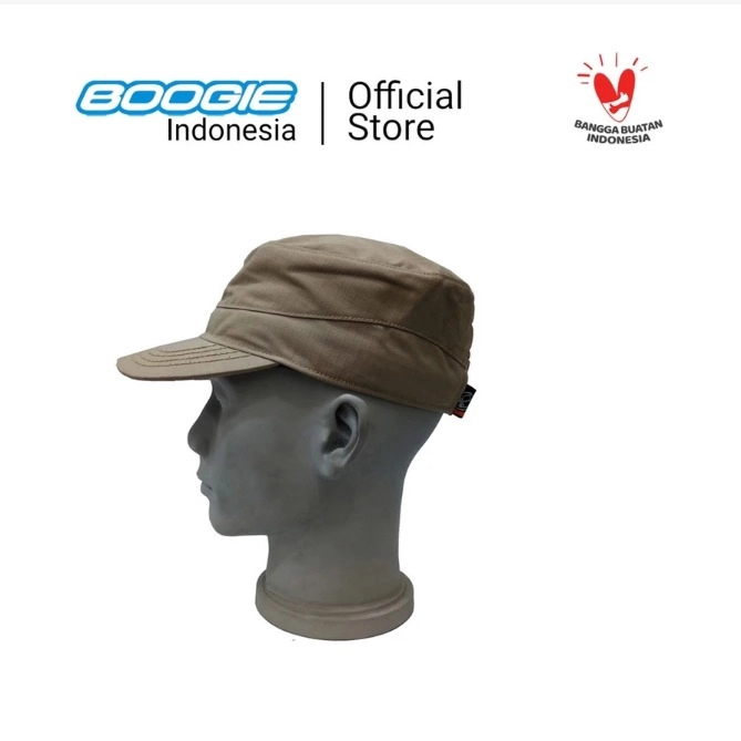 Topi Komando Lipat - Boogie Krem