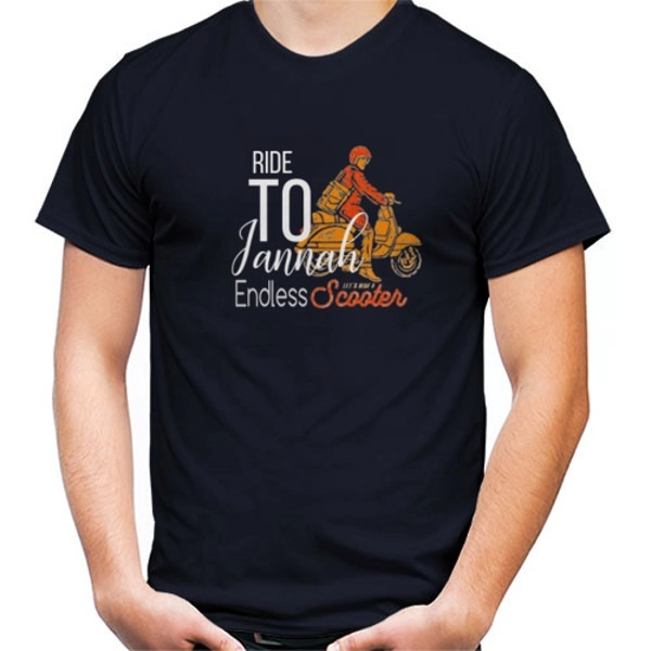 Endless Scooter Ride To Jannah T Shirt dinclothe