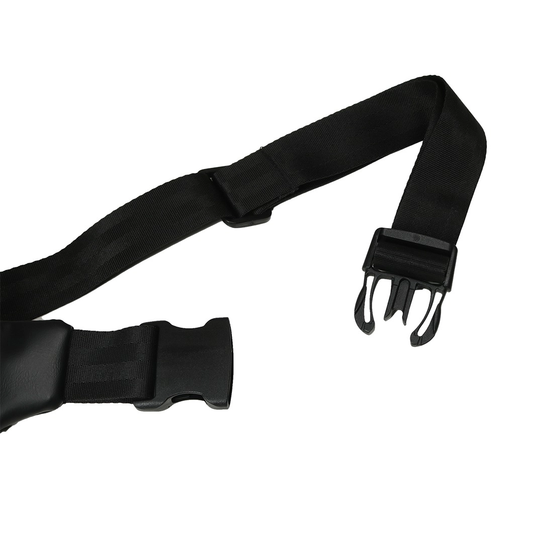 Tas Pinggang Distro Waterproof Pria Wanita Hitam Langky Waist Bag GILT Wave