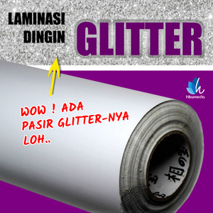LAMINASI DINGIN 1 ROL GLITTER 31 cm x 45 meter
