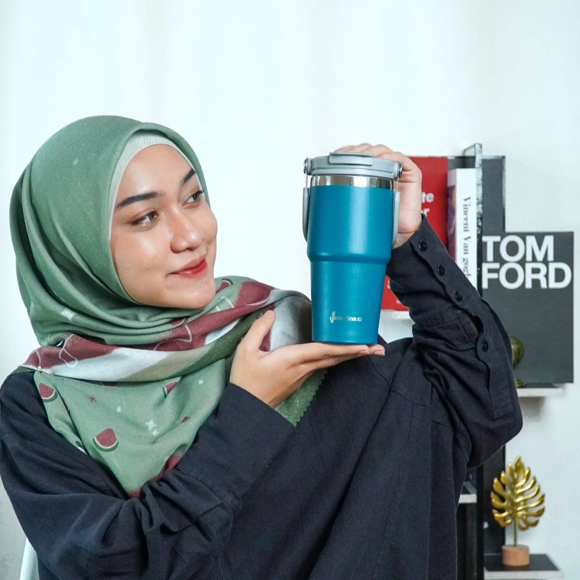 Tumbler palestina 600ml palestinaid signature blue