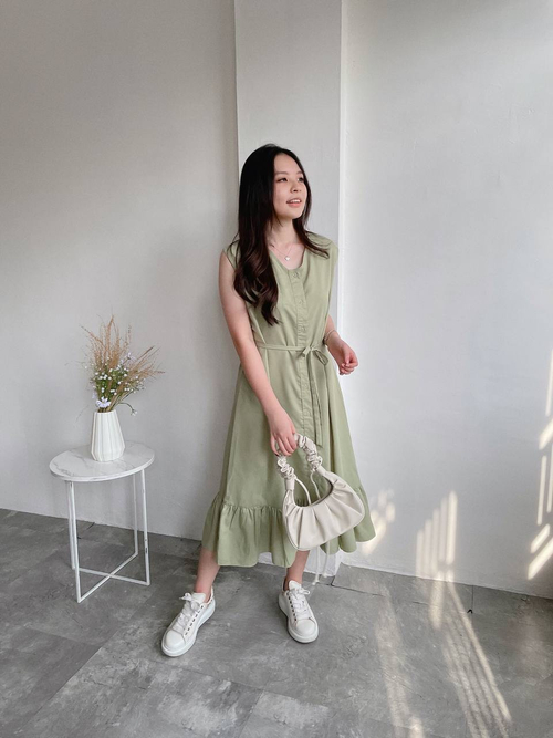Avery Dress Soft Green