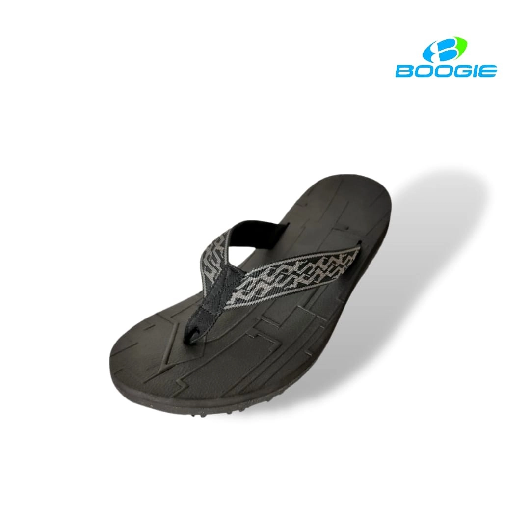Sandal Jepit Pria - Enggano Boogie Motif Abu 