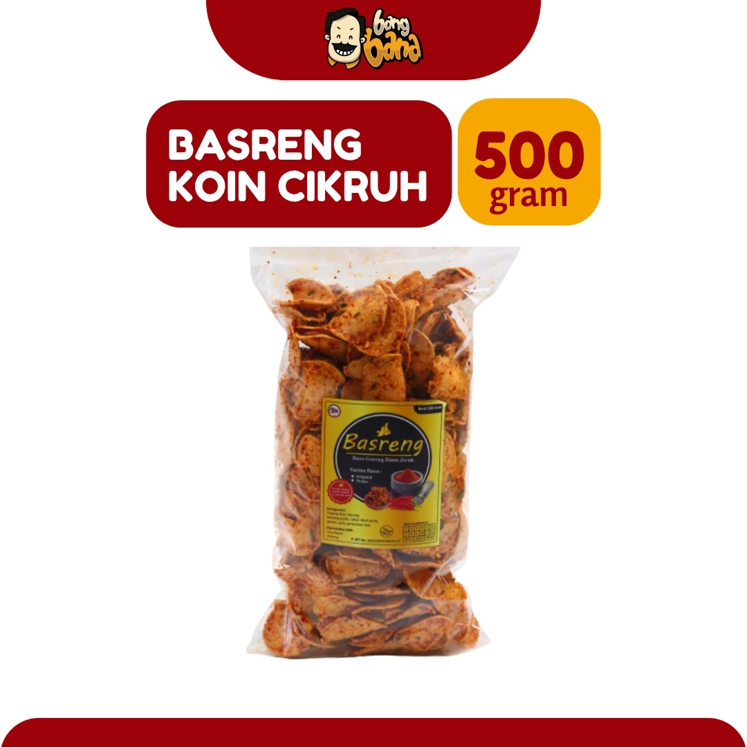 Basreng Koin Pedas 500gr