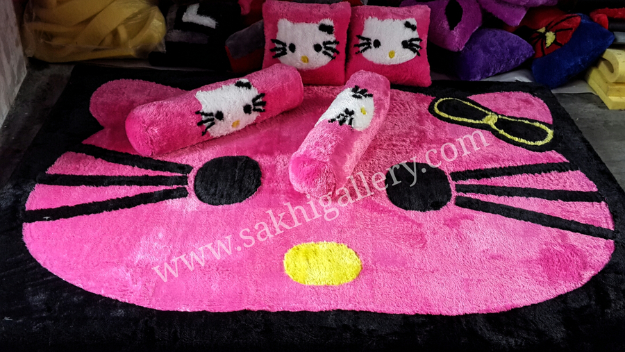 karpet kepala hello kitty