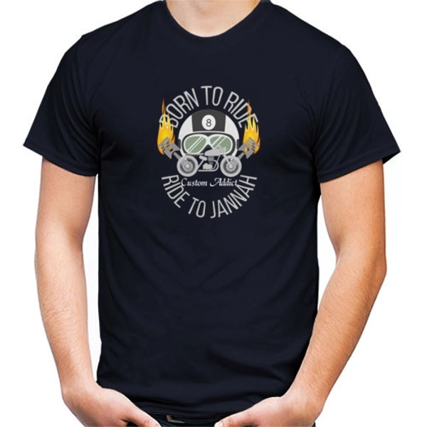 Born To Ride Ride To Jannah T shirt  