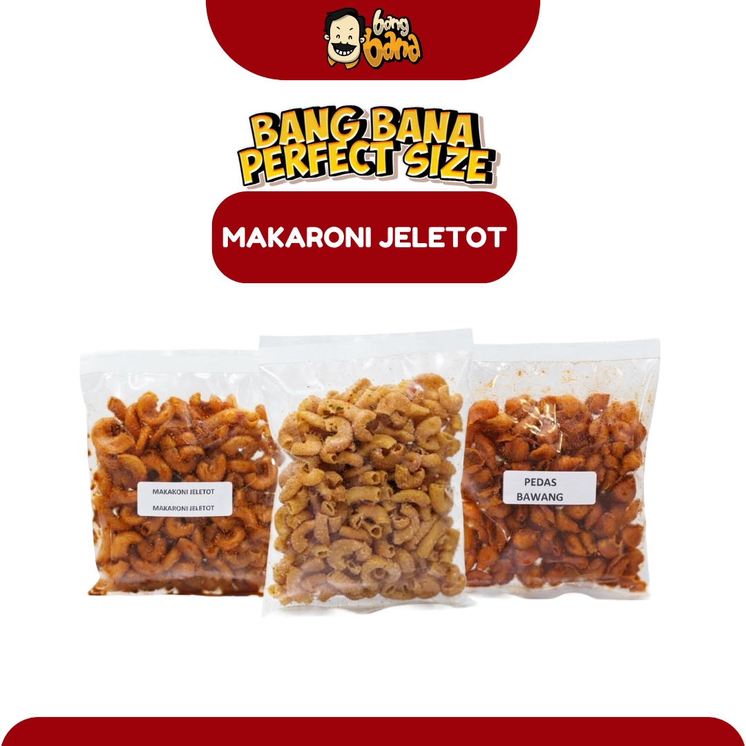 Makaroni Jeletot Bang Bana Perfect Size 70-75 Gram
