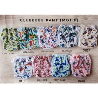 Popok Kain  clodi pant cluebebe motif + insert