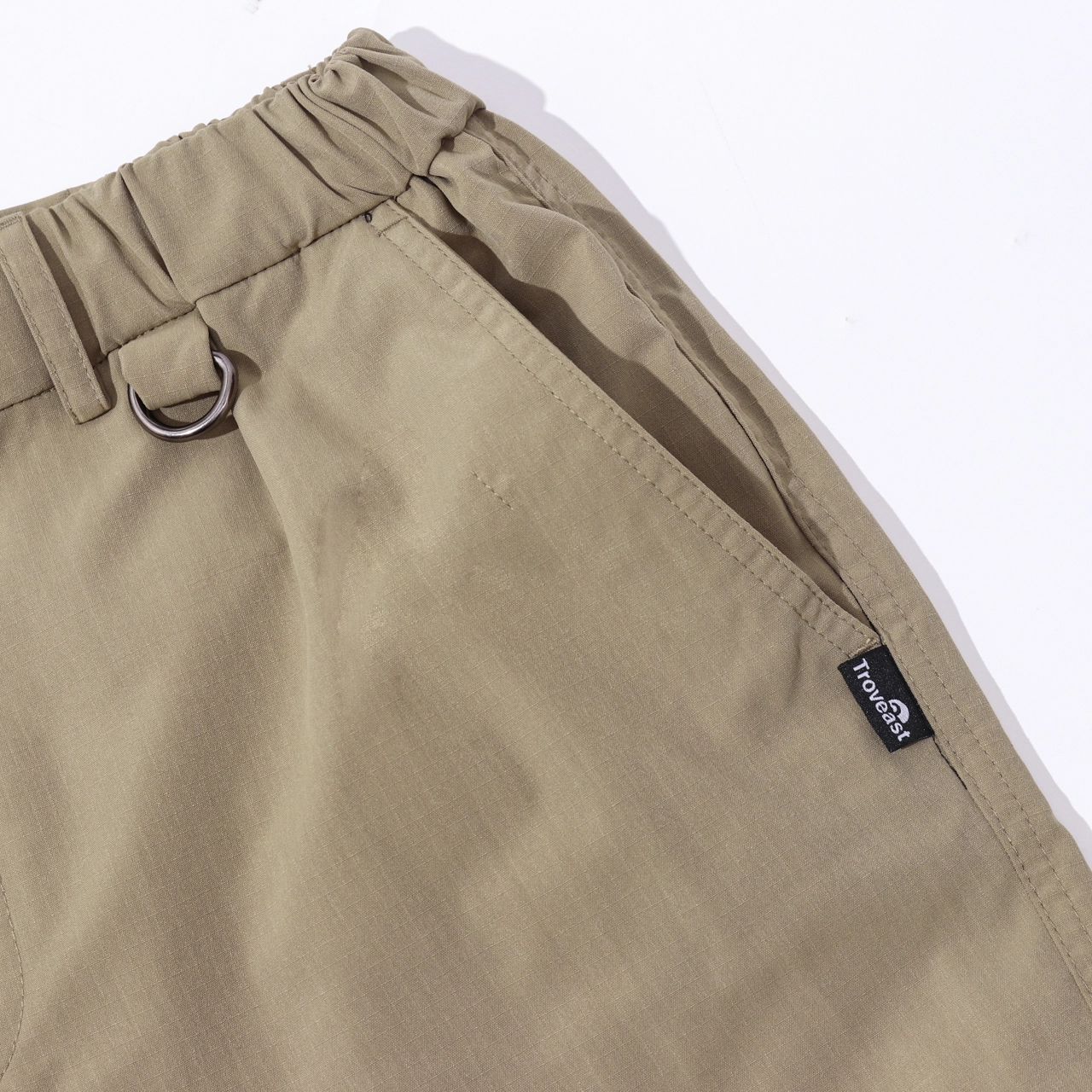 Troveast Celana Panjang Trackpants Daily Cargo Ripstop Stretch Khaki Slim Fit