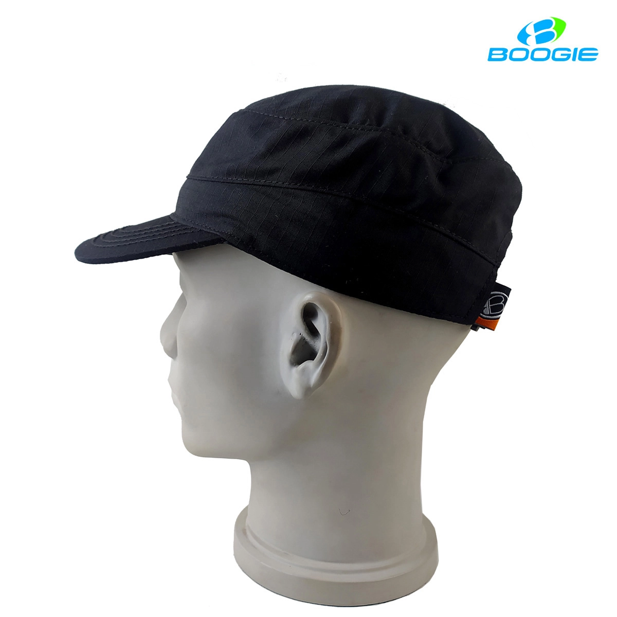 Topi Komando Lipat - Boogie Hitam
