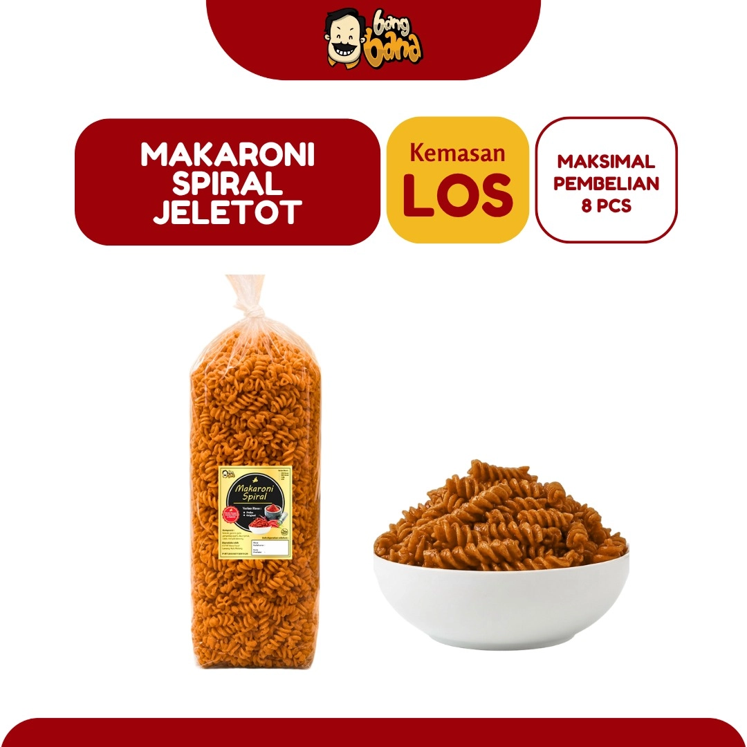 Makaroni Spiral Jeletot Kemasan LOS 1,8kg