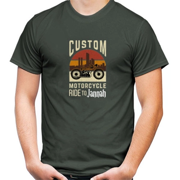 Custom MotorCycle Ride To Jannah Original dinclothe