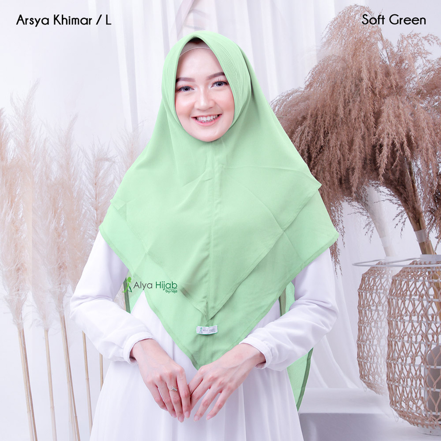 Jual hijab Khimar Arsya bahan CerutyBabydoll High Quality