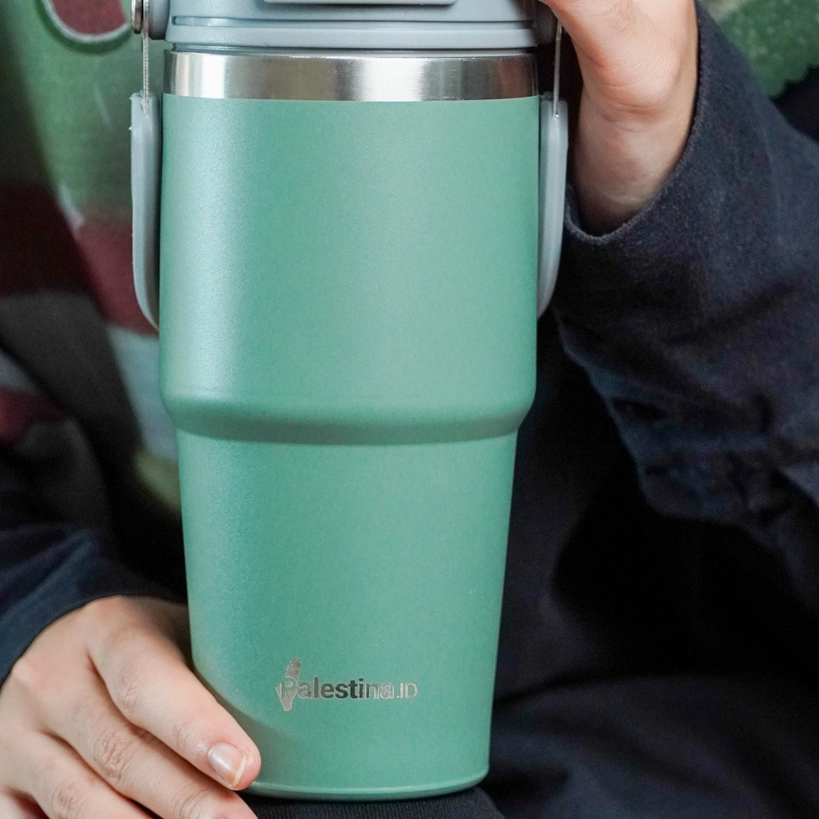 Tumbler palestina 600ml palestinaid signature sage