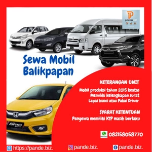 Sewa Mobil Balikpapan