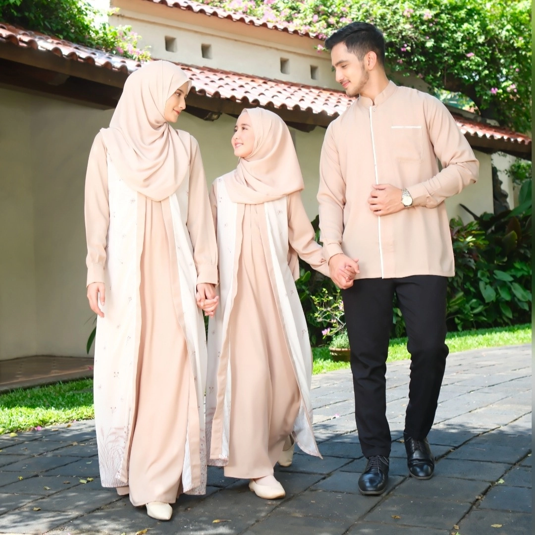 Baju Keluarga Flora Alang / Sarimbit Layer Motif Alang ✨