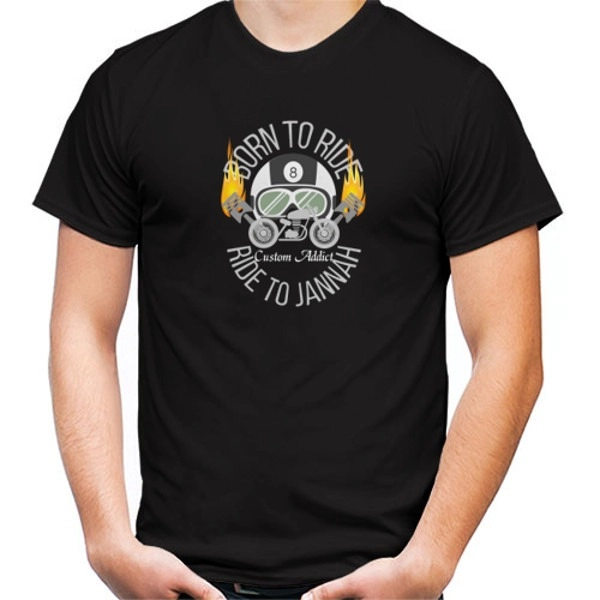 Born To Ride Ride To Jannah T shirt  